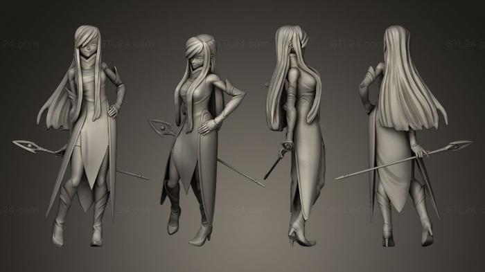 Figurines of girls (Tear Grants, STKGL_0149) 3D models for cnc